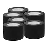 Gogogmee 6 Rollen Hochtemperatur Isolierband aus Stoff Selbstklebendes Kabelbaumklebeband Hitzebeständiges Gurtband für Automobil Elektroinstallation 50mm X 10m