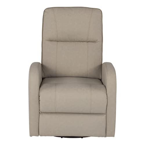 Thomas Payne® Rv Swivel Pushback Recliner, Altoona – Effortless Push-Back Reclining – 360-Degree Swivel, Glider Action –Easy-To-Clean Polyhyde® Vinyl Fabric – High-Density Foam Interior – 2020135002 #TOP3