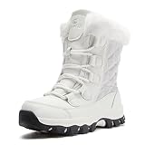 HOBIBEAR Women's Snow Boots Anti-Slip Waterproof Outdoor Shoes Winter Snow Boots Warm Fur Lined Comf