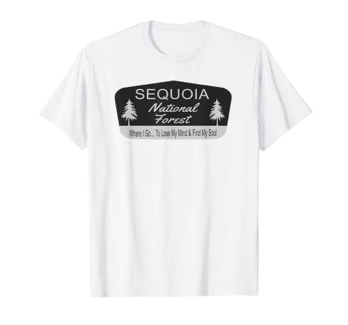 SEQUOIA National Forest California Camiseta Souvenirs Camiseta