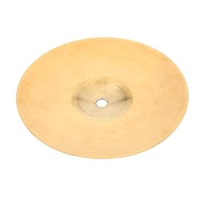 Bekken, drumbekken, messing bekken IRIN Duurzaam messing 8in bekken muziekinstrument accessoire voor drumstel.