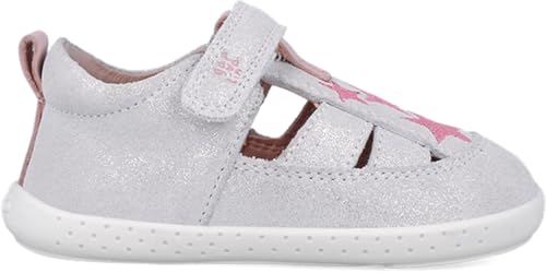 Sandale respectueuse filles Barefoot Stars 252330 en cuir souple