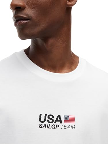 Tommy Hilfiger Herren T-Shirt Kurzarm US SailGP Graphic aus Baumwolle, Weiß (White), XL – Ansicht 3