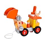 FRCOLOR Bagger Bausatz Pädagogisch Sicher Glatt Tragbar Für Kleine Hände Lernspielzeug Geschenk...