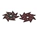 Aexit 4-inch 150 Abrasives Grits Pinwheel Shaped Octagonal Abrasive Sandpaper Buffing Tool 5pcs Model:10as436qo612