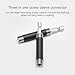KAKASEA Telescopic Magnetic Extension Bar 1/4'' Shank Magnetic Extension Bar 80mm Extendable To 120mm Mechanic Tool Extension Rod