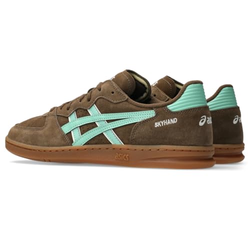 Image of ASICS Unisex SKYHAND OG Sportstyle Shoes, 11.5M / 13W, Brown Storm /ICE Green