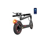 Fcgeoi Electric Scooter, 500W Peak Powerful Motor, 23 Miles Range, 18 MPH Speed, 8.5' Pneumatic Tire & Drum Brake, Foldable Lightweight E Scooters, Commuting Electric Scooter for Adults Black
