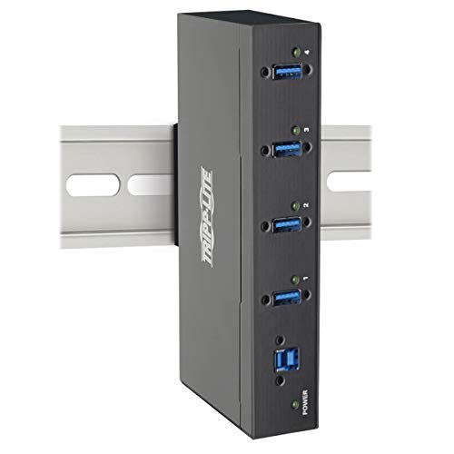 Tripp Lite 4-Port Industrial Usb-A 3.0 Superspeed Hub With 15Kv Esd Immunity, Metal Case, Mountable, Usb Type-A (U360-004-Ind),Black #TOP1