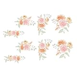 2 set adesivo murale fiore casa arredamento domestico home decor adesivi arredamento vegetale adesivo per uso decorativo decalcomanie da muro con fiori pianta mazzo decorazioni pvc