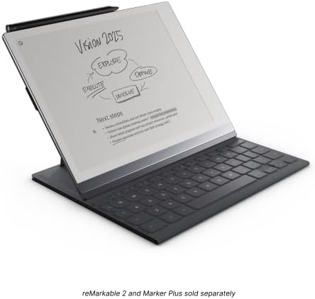 reMarkable 2 Type Folio - Black | Keyboard for The rM 2 Paper Tablet | US English | Not Compatible with Paper Pro (Tablet Not Included)