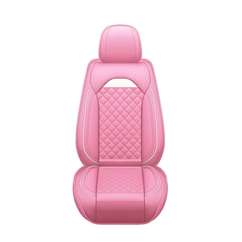 Housses de siège auto en cuir rose élégant pour Mitsubishi Outlander 3