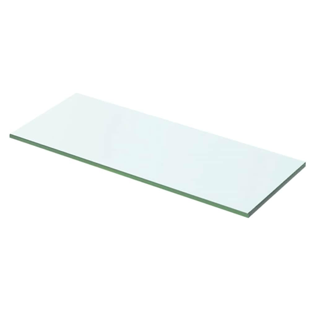 vidaXL Regalböden 2 STK. Glas Transparent 50x15 cm