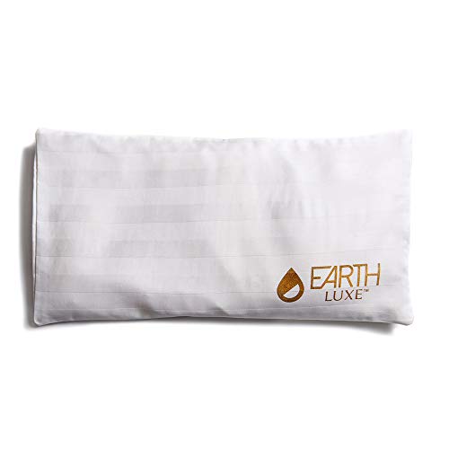 Earth Luxe Himalayan Salt Healing Pillow, Pure Himalayan Salt Pillow for Stomach, Neck & Back, Therapeutic Pillow for Muscle Strain and Pain, Removable & Washable Pillow Cover