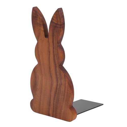 Sujetalibros de madera IMIKEYA conejo el regalo ideal para lectores 2