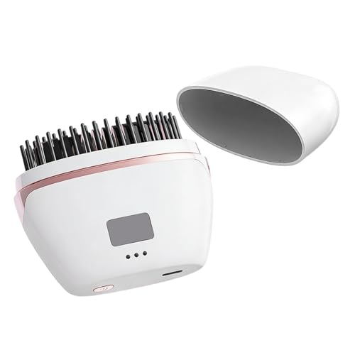 Uoqpty Cepillo Alisador Mini, Recargable con Pantalla Digital y Tapa, Cepillo Alisador Portátil para Cabello, para Mujeres Niñas, Alisado en Casa, Viajes al Aire Libre Uoqpty Cepillo Alisador Mini, Recargable con Pantalla Digital y Tapa, Cepillo Alisador Portátil para Cabello, para Mujeres Niñas, Alisado en Casa, Viajes al Aire Libre
