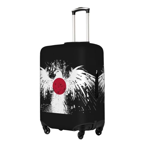 Travel Luggage Cover Japan Japanese Flag Fashion Washable Baggage Suitcase Protector Fit For Luggage Small2