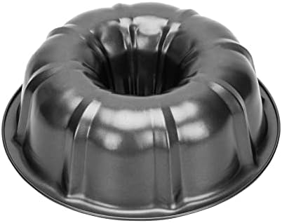 10 Inch Fluted Tube Cake Pans for baking, Non-Stick Bakeware for Bavarois, Brownie, Jello, Flan, Meatloaf