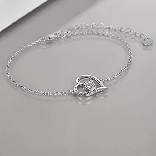 Image of YFN Sterling Silver Tree of Life Bracelet - Sister Bracelet Jewelry, Birthday Gift for Sisters