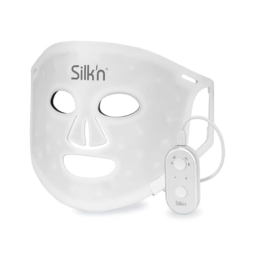 Silk'n LED gezichtsmasker | LED Face Mask voor stralende huid | Huidverzorging met ledlichttechnologie tegen droge huid, rimpels, acne en onzuiverheden | LED-technologie voor huidherstel | Wit