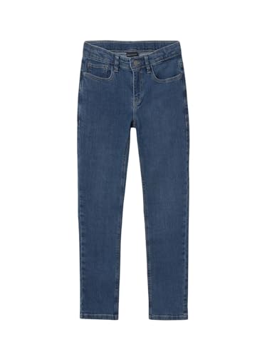 Pantalon vaquero Mayoral Nukutavake confeccion premium regular fit nino tono medio
