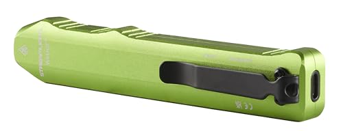 Image of Streamlight 88821 Wedge 1,000-Lumen Max 300-Lumen Standard 1,200-Candela Flat Everyday Carry Flashlight, Includes USB-C Cable and Lanyard, Lime Green