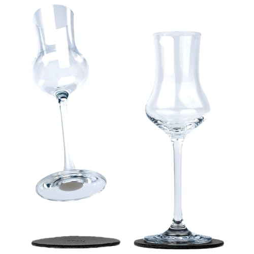 Silwy® Magnetic Glasses, Fine Crystal Glasses with Perfectly...