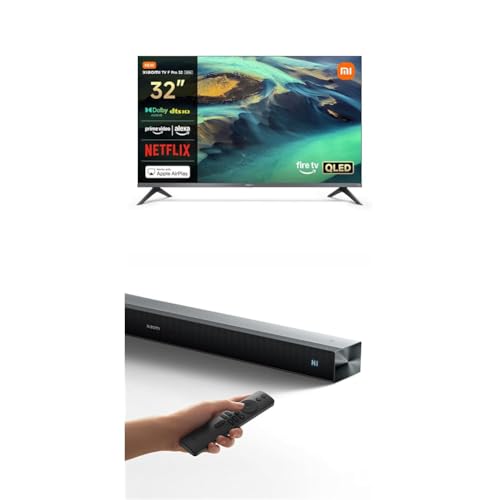 Smart TV QLED 32 Xiaomi avec barre de son Dolby Audio pour un son puissant et clair