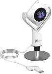 J5create 360 Degré Tout autour Rencontre Webcam - 1080P HD Caméra de conférence vidéo avec micro haute fidélité, USB-C | pour la vidéoconférence, cours en ligne (JVCU360)