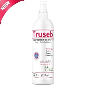 New-All-Natural-Truseb-Ketoconazole-and-Chlorhexidine-Spray-for-Pets-with-Aloe-for-Cats-and-Dog-8-oz-Made-in-USA-Ketoconazole-Chlorhexidine-Spray-8-oz - Cucciolini Doodles New-All-Natural-Truseb-Ketoconazole-and-Chlorhexidine-Spray-for-Pets-with-Aloe-for-Cats-and-Dog-8-oz-Made-in-USA-Ketoconazole-Chlorhexidine-Spray-8-oz