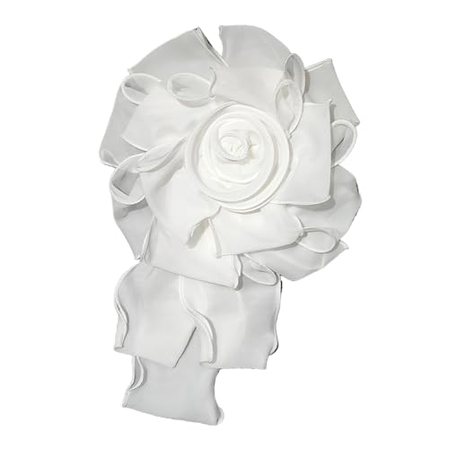 手作りの花のパッチイブニングドレスアプリケーション女性服の結婚式のためのパーティーのための特大の花のブローチ