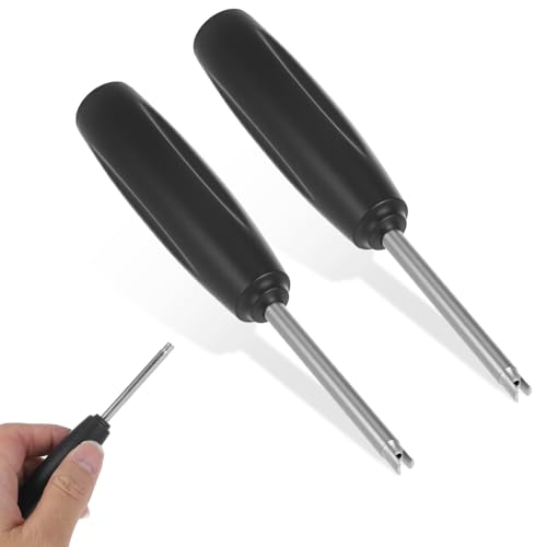 Image of Nogeqi 2 Pcs Valve Core Removal Tool, Tire Valve Stem Tool for Bicycle Car Motorcycle Repair Install Accessory, Guard Against Over or Under Torquing