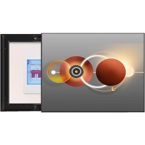 Painted Meter Cabinet Cover, Electricity Box Hanging Painting, Distribution Box Decorative Cover, Bathroom, Corridor, Modern Wall Accent