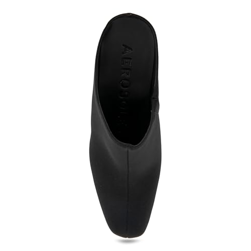 Aerosoles Women's Maddy Heeled Mule, Black Stretch Gabardine Fabric, 10W by Aerosoles - Used condition - Image 5