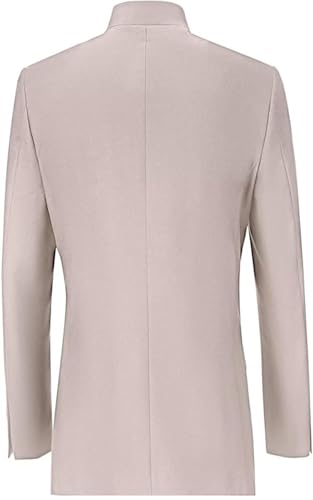 Mens Suits Slim Fit 2 Piece Set Zhongshan Suit Mao Suits Tang Suit Tangzhuang for Weddings Formal Attire2