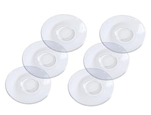 Provance Glas Untertassen Set, 6 Stück