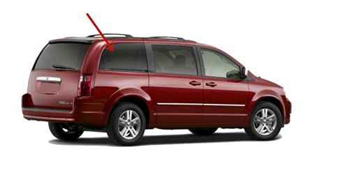 Movable Passenger Right Side Quarter Window Quarter Glass Compatible With Dodge Grand Caravan 2008-2020 Models #TOP4