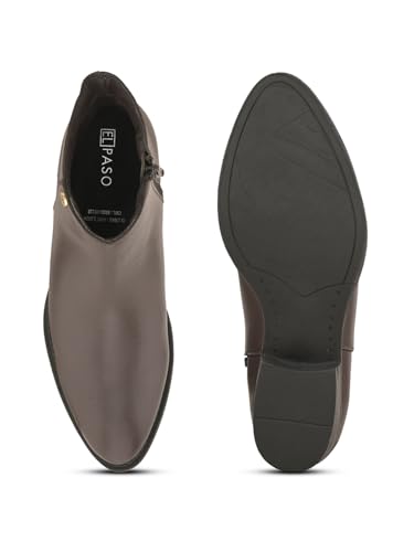 EL PASO brown faux leather boots – image 5