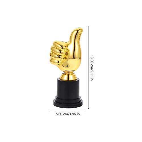 Gadpiparty 4 Pçs Troféu De De Plástico Prêmios Polegares Para Cima Troféus De Prêmio Em Massa Troféu
