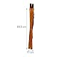 Relaxdays Kofferständer klappbar, 2er Set, Holz, H x B x T: 54 x 66 x 45 cm, 2 Ablagen, Kofferaufbewahrung Hotel, Natur