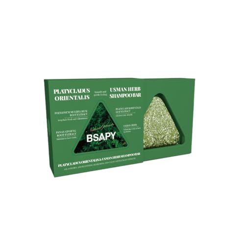 BSAPY Anti Hair Loss Shampoo Bar – DHT Blocker with Polygonum, Ginseng & Tea Tree, Strengthens...