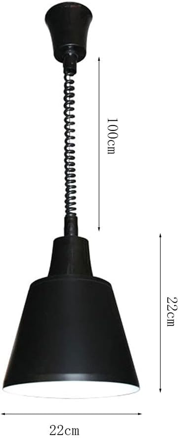 Suspension industrielle E27 avec lampes à LED en aluminium et lustre rétro - 2