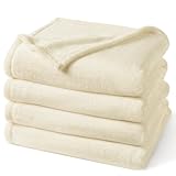 PHF Ultraweiche Fleecedecke, Queen-Size-Größe, kein Ausfallen, kein Pilling, luxuriös, gemütlich, 300 g/m², leichte Decke für Bett, Couch, Stuhl, Sofa, geeignet für alle Jahreszeiten, 228,6 x 228,6