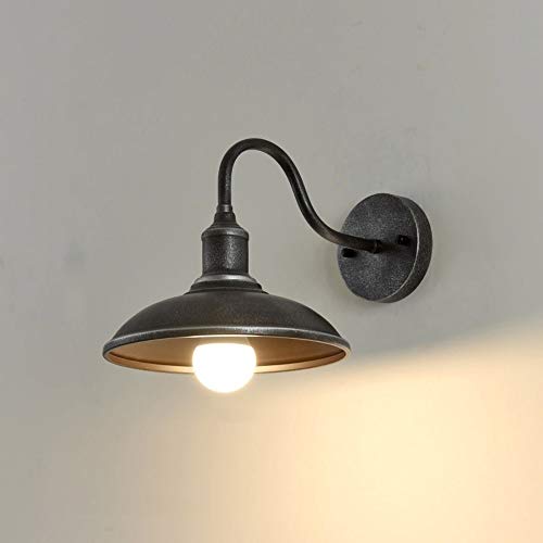 Lampe murale extérieure de col de cygne pour sécuriser et éclairer l'allée