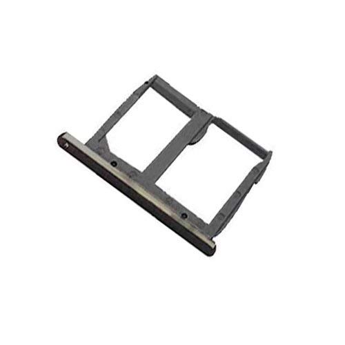 Compatibile con LG G6 H870 H871 H872 H870 LS993 VS998 G600S H870K VASSOIO ALLOGGIO MICRO SD + PORTA NANO SIM TRAY SLOT SUPPORTO ADATTATORE (NERO)
