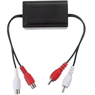 Ground loop isolator:the filter is easy to install and does not require any professional skills or knowledge,car noise reducer Amplifier noise isolator:this ground loop isolator is designed to remove unwanted noise and sound quality in your car,music...