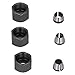 6Pcs Router Collet Replacement Carbon Steel Router Collet Chuck Adapter with Nut 6mm 6.35mm 8mm for Trimmer Engraving Machine