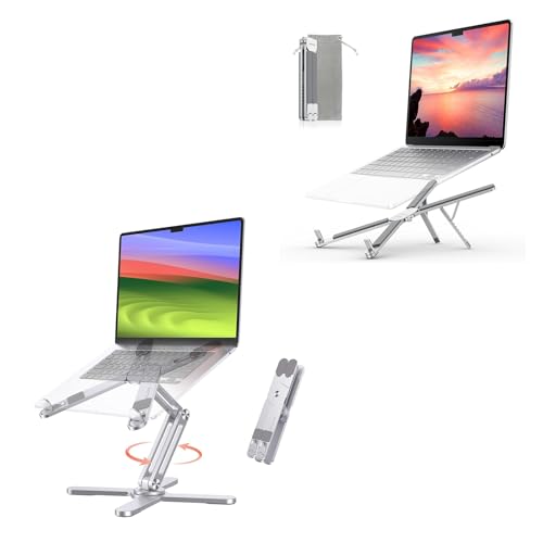 OMOTON Soporte para Laptop Giratorio 360° Plegable y Portátil