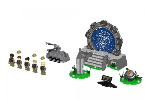 BlueBrixx Pro 108211 - Stargate auf Planet 665 Klemmbausteine Pro-Set Geschenk für Science Fiction-Fans Standdardsteine Bausteine der Stargate-Serie