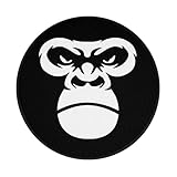 マウスパッド ゴリラ フェイス ゲーミングマウスパッド 円型 丸型 小型 滑り止め おしゃれ かわいい 人気 ノートパソコン オフィス用